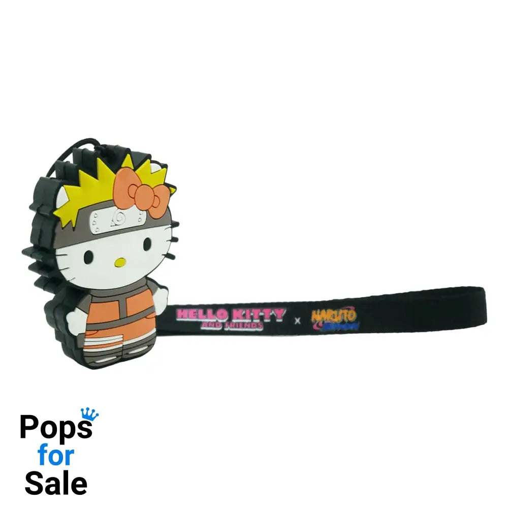 Naruto Shipudden x Hello Kitty PVC Keychain Hello Kitty Naruto