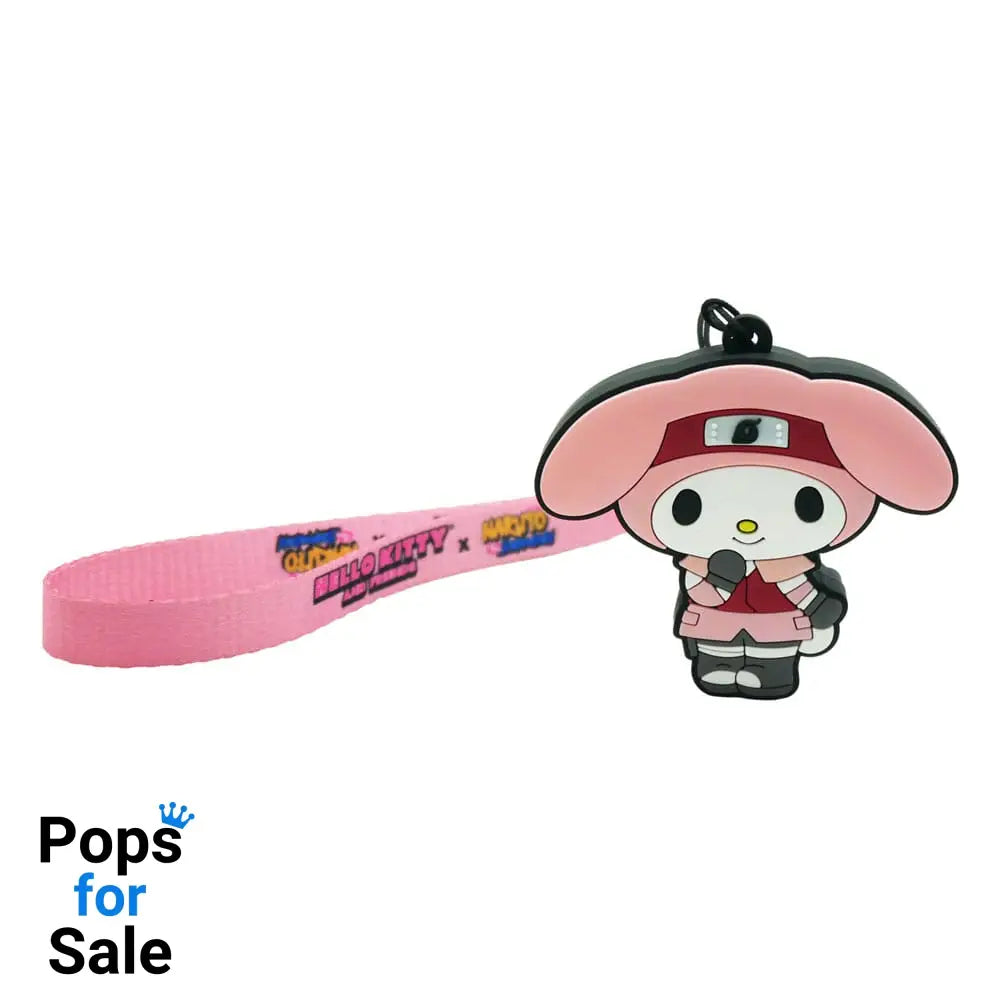 Naruto Shipudden x Hello Kitty PVC Keychain My Melody Sakura