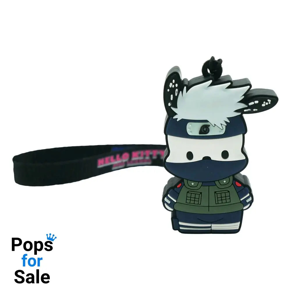 Naruto Shipudden x Hello Kitty PVC Keychain Pochacco Kakashi