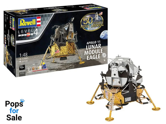 NASA Model Kit Gift Set 1/48 Apollo 11 Lunar Module Eagle 14 cm
