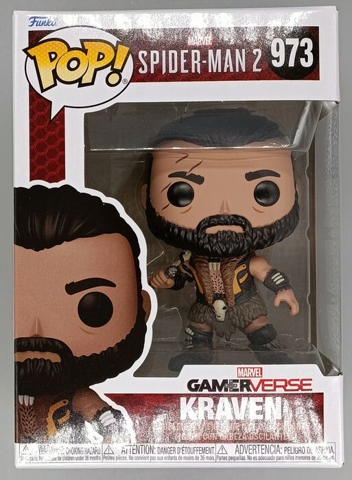973 Kraven - Marvel Spider-Man 2 Game - Brand New Funko POP