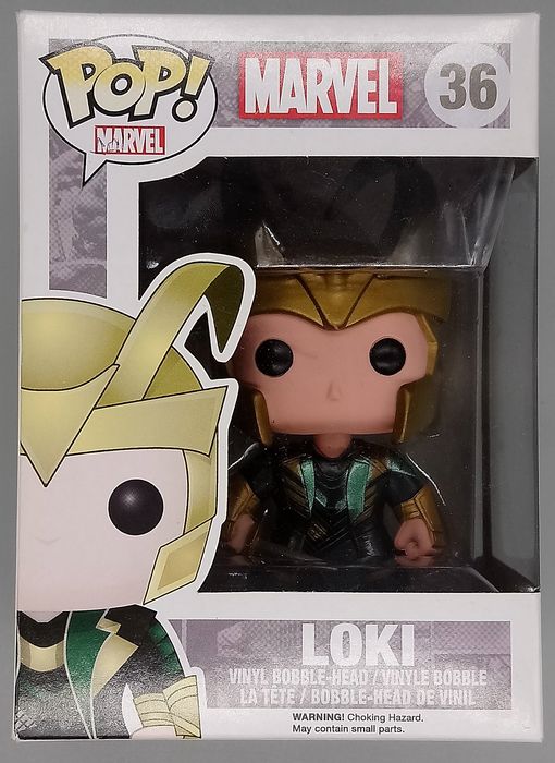 36 Loki (Helmet) - Marvel - Box Damaged Funko POP