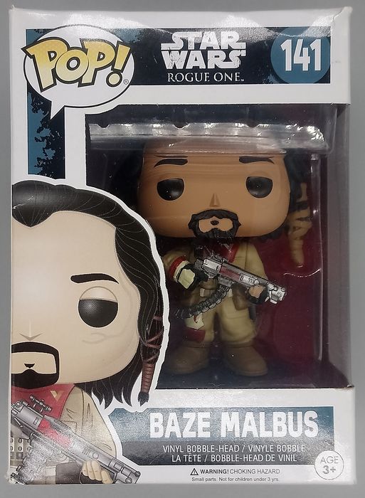 #141 Baze Malbus - Star Wars Rogue One - Box Damaged Funko POP