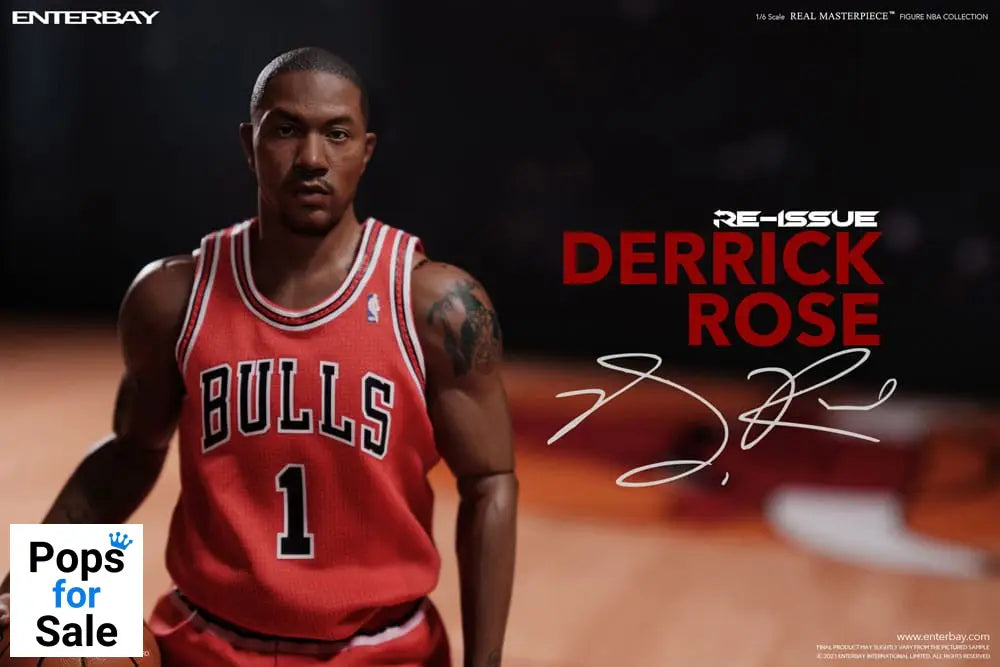 NBA Collection Real Masterpiece Action Figure 1/6 Derrick Rose Limited Retro Edition 30 cm