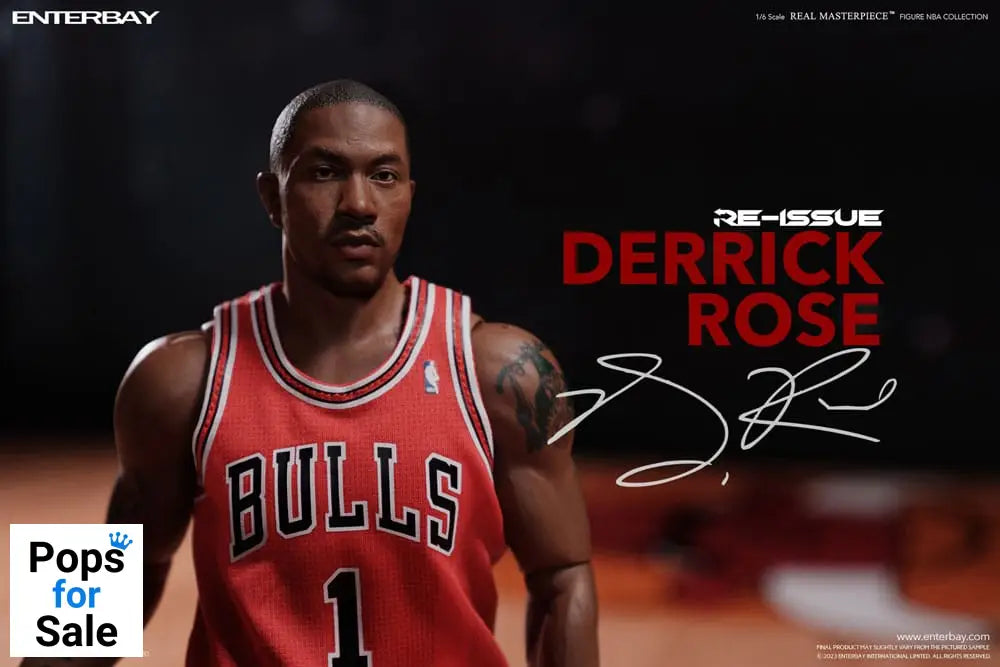 NBA Collection Real Masterpiece Action Figure 1/6 Derrick Rose Limited Retro Edition 30 cm