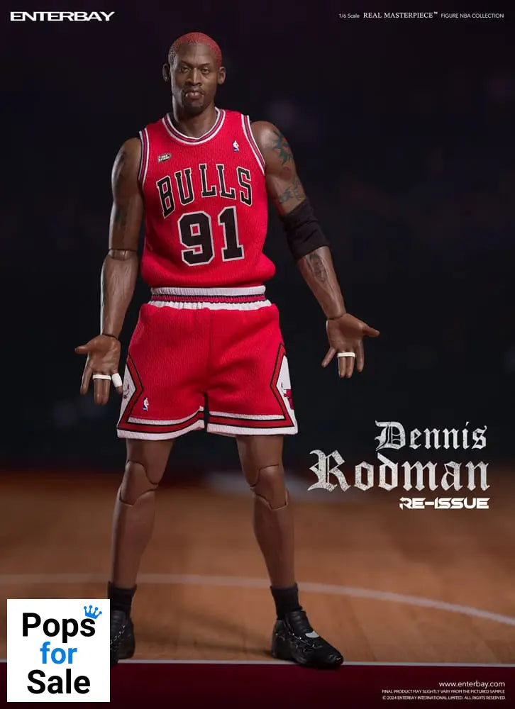 NBA Collection Real Masterpiece Actionfigur 1/6 Dennis Rodman Limited Retro Editon 33 cm