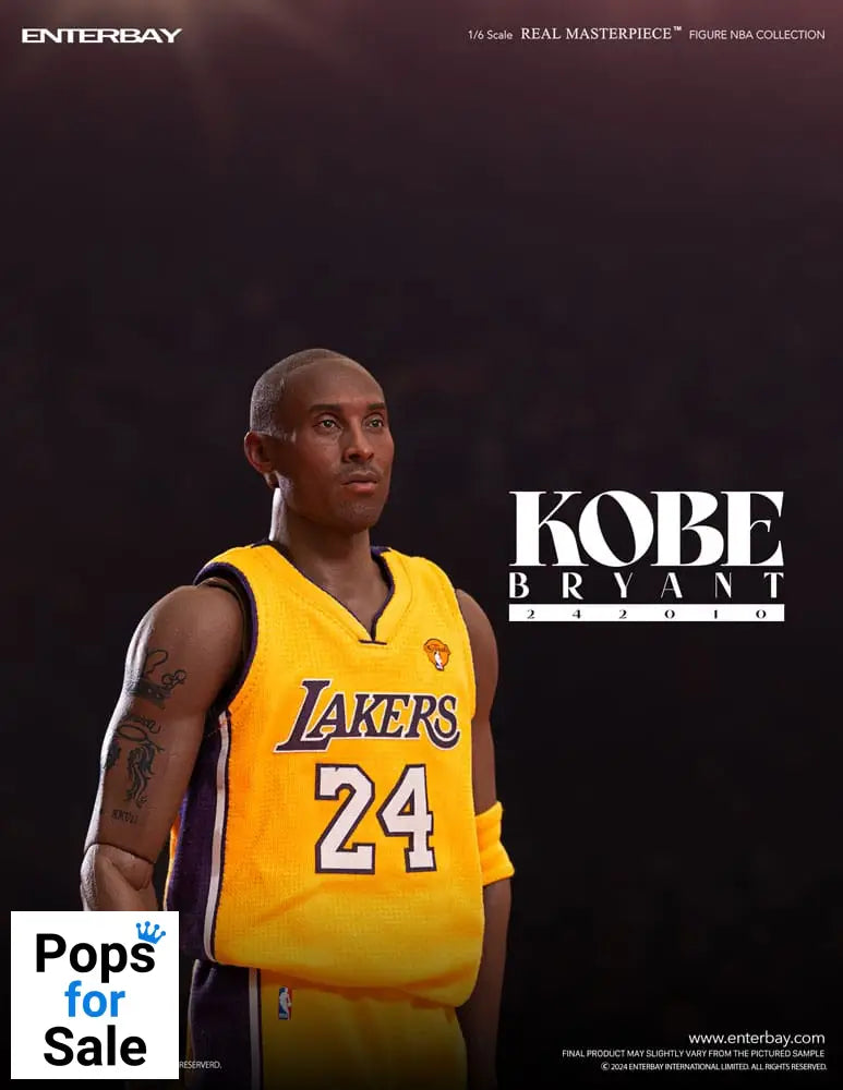 NBA Collection Real Masterpiece Actionfigur 1/6 Kobe Bryant 242010 Limited Edtition 30 cm