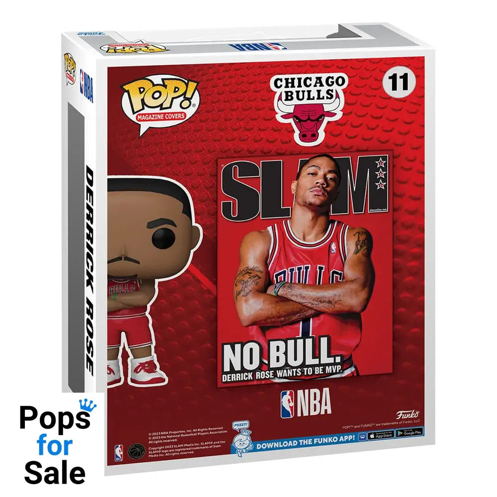 NBA Cover POP! Basketball Vinyl Figure Derrick Rose (SLAM Magazin) 9 cm