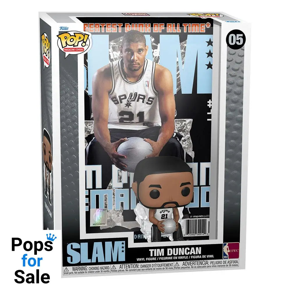NBA Cover POP! Basketball Vinyl Figure Tim Duncan (SLAM Magazin) 9 cm