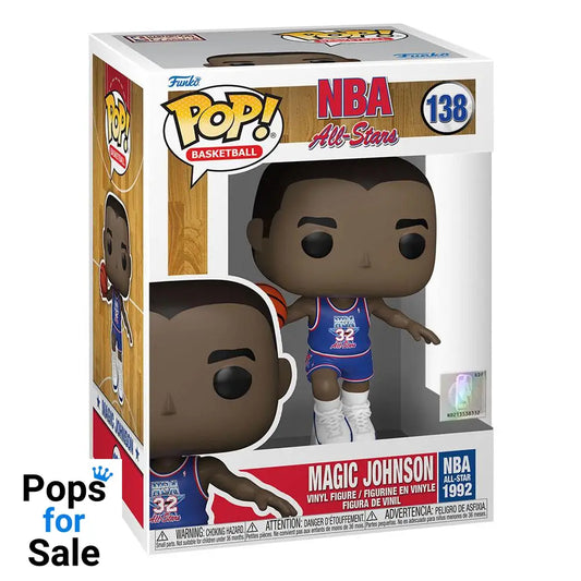 NBA Legends POP! Basketball Vinyl Figure Magic Johnson (Blue All Star Uni 1991) 9 cm