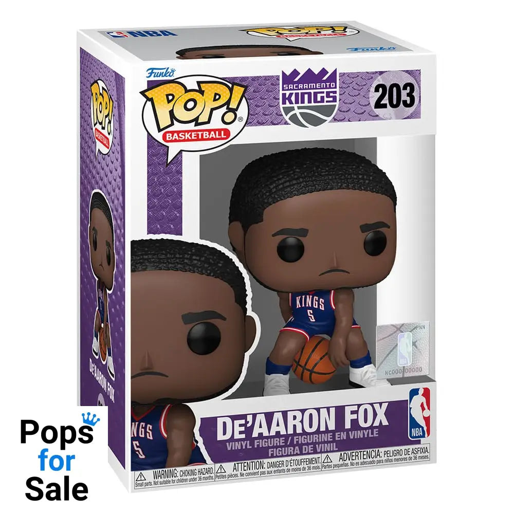 NBA Legends POP! Sports Vinyl Figure Kings- De'Aaron Fox(CE 24) 9 cm