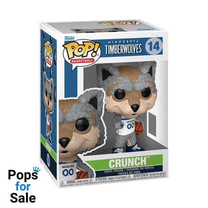 NBA Legends POP! Sports Vinyl Figure Mascots Wolves- Crunch The Wolf 9 cm