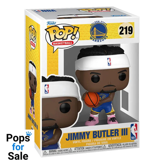 NBA POP! Basketball Vinyl Figure Golden State Warriors: Jimmy Butler III (2025 Icon Edition Uniform) 9 cm