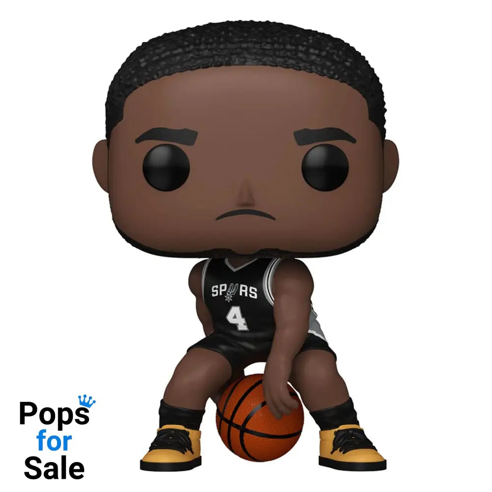 NBA POP! Basketball Vinyl Figure San Antonio Spurs: De'Aaron Fox (2025 Icon Edition Uniform) 9 cm