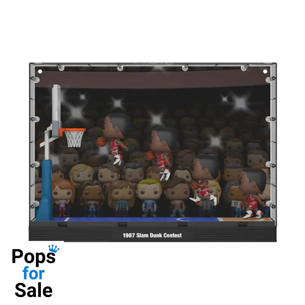 NBA POP Moments Deluxe Vinyl Figures Bulls-MJ(’87 Dunk Contest) 9 cm Funko POP Mini-figures