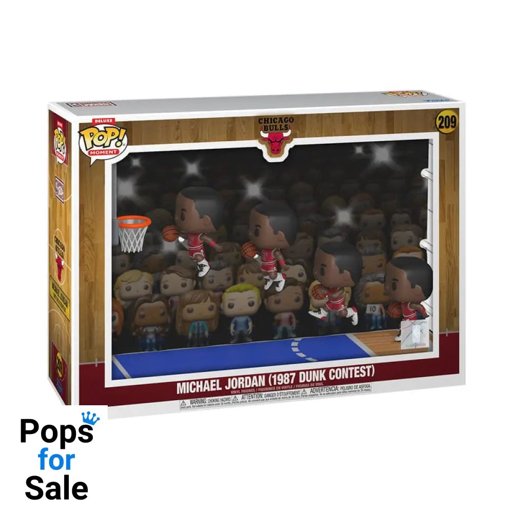 NBA POP Moments Deluxe Vinyl Figures Bulls-MJ('87 Dunk Contest) 9 cm