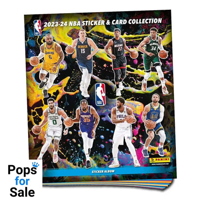 NBA Sticker & Trading Cards Collection 2023-24 Album *English Version* Album & stickers