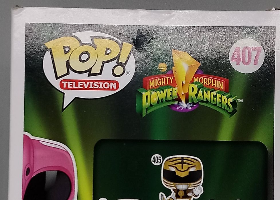 #407 Pink Ranger (Action Pose) - Power Rangers - Box Damaged Funko POP