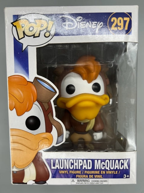 297 Launchpad McQuack - Disney Darkwing Duck- Funko POP - Box Damaged