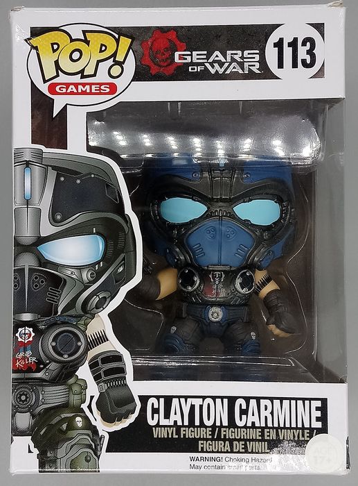 113 Clayton Carmine - Gears of War - Box Damaged Funko POP