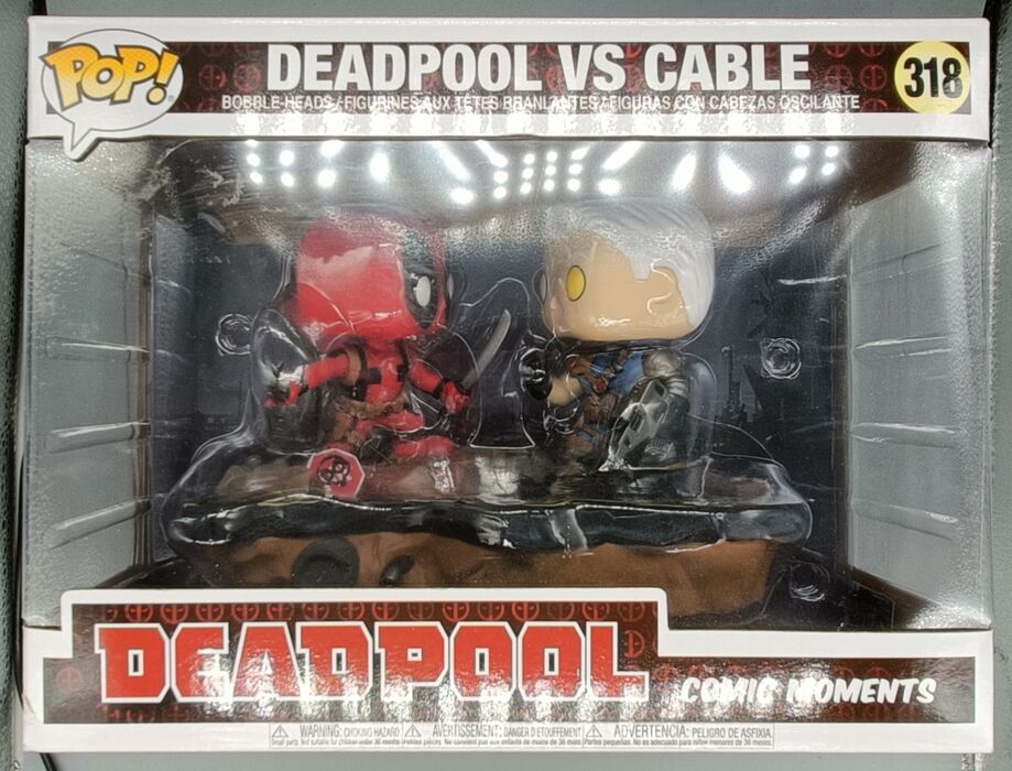 318 Deadpool vs. Cable - Comic Moment - Marvel - Box Damaged Funko POP