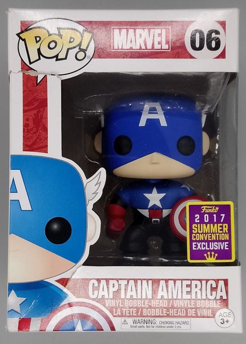 06 Captain America (Bucky) - Marvel - Funko POP - Box Damaged