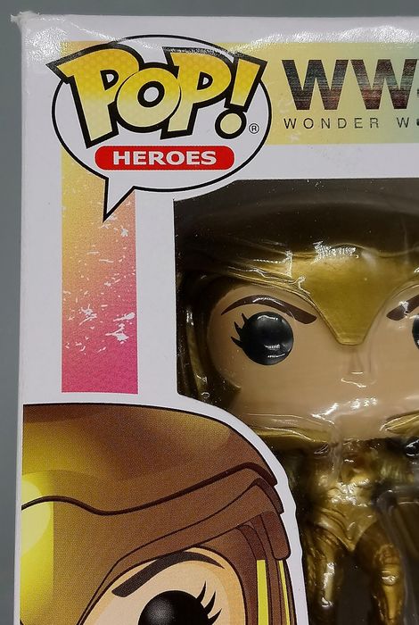 324 Wonder Woman (Golden Armor Flying) DC WW84 Box Damaged Funko POP