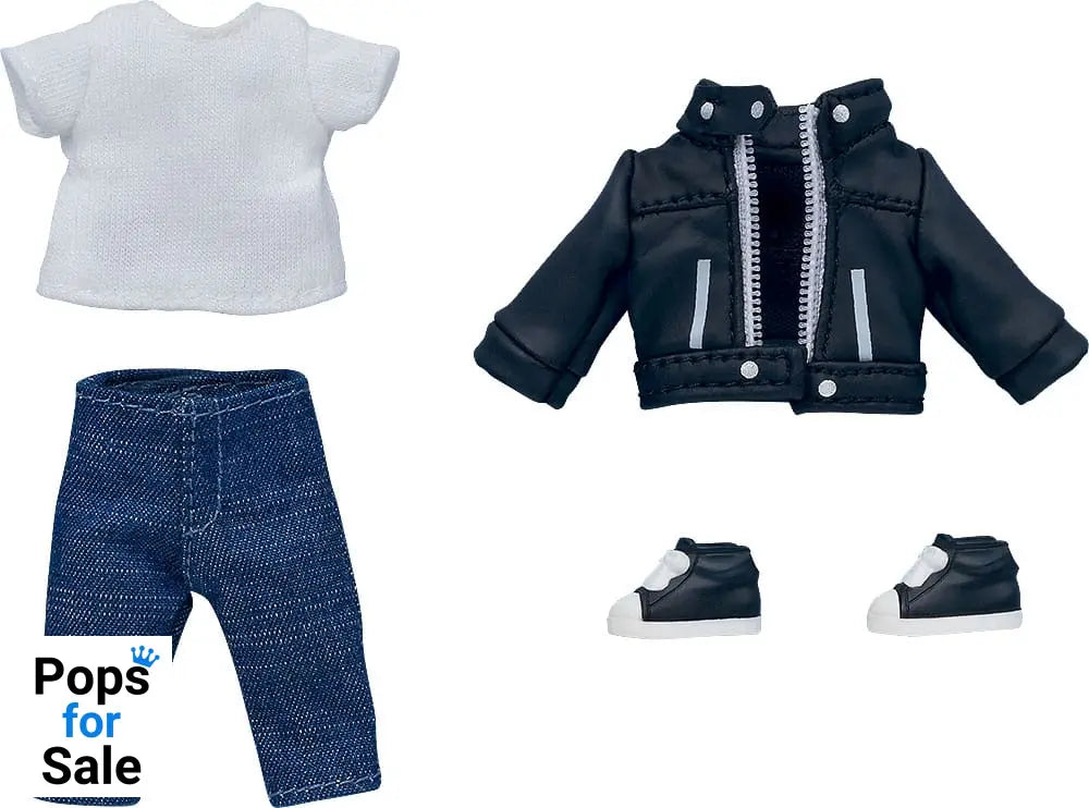 Nendoroid Doll Figures Outfit Set: Leather Jacket (Black)