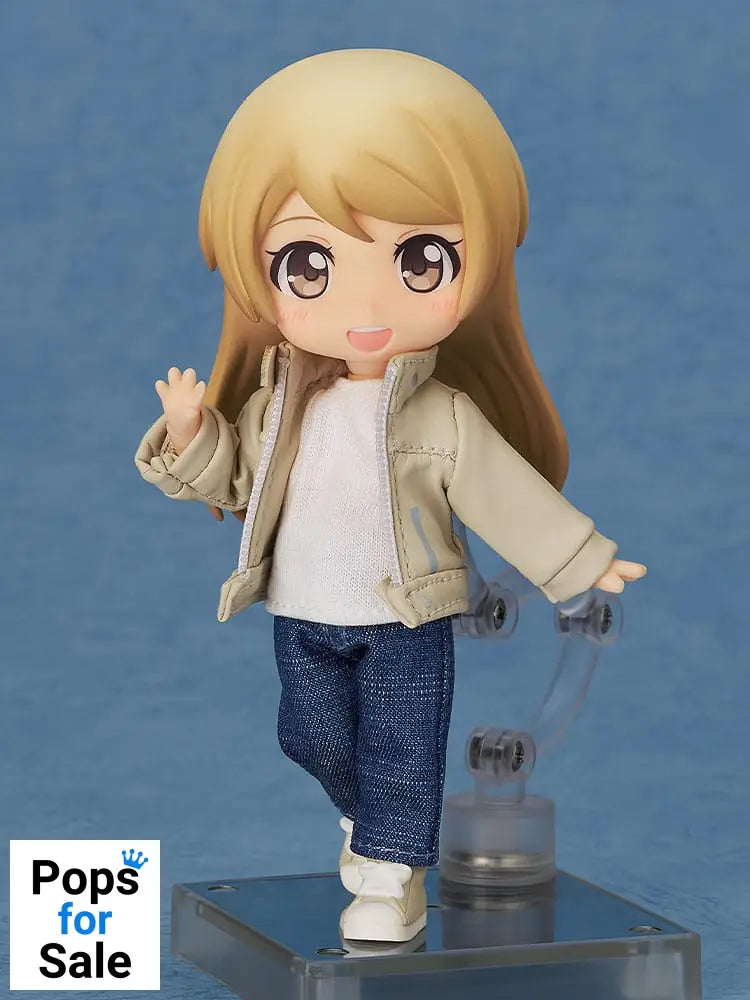 Nendoroid Doll Figures Outfit Set: Leather Jacket (Ivory)