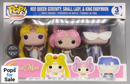 Neo Queen Serenity, Small Lady and King Endymion - Sailor Moon Funko POP [3 Pack] 