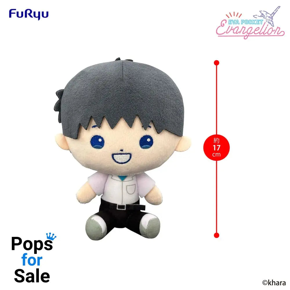 Neon Genesis Evangelion Eva Pocket Plush Figure Shinji 17 cm