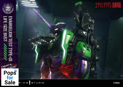 Neon Genesis Evangelion Life Size Bust 1/1 Test Type-01 (Concept by Josh Nizzi) 86 cm