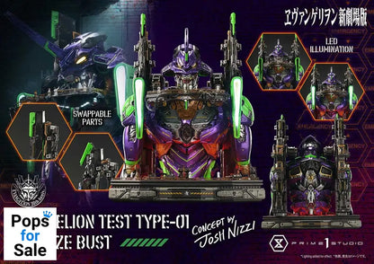 Neon Genesis Evangelion Life Size Bust 1/1 Test Type-01 (Concept by Josh Nizzi) 86 cm Lifesize busts