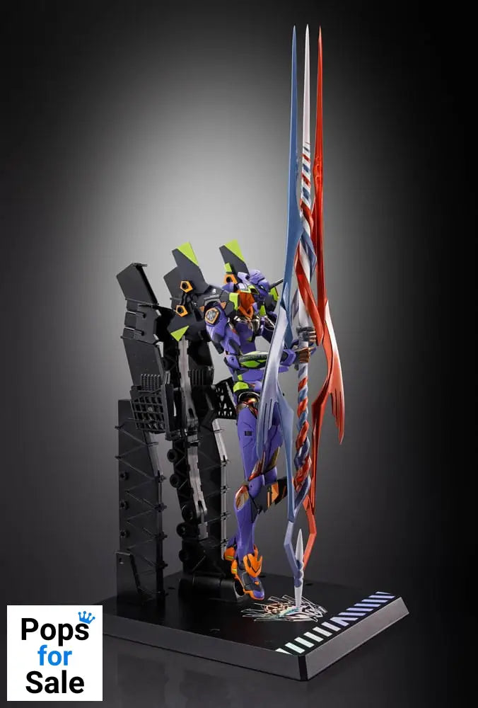 Neon Genesis Evangelion Metal Build Action Figure Eva Test Type-01 30th with the Spear of Gaius 22 cm