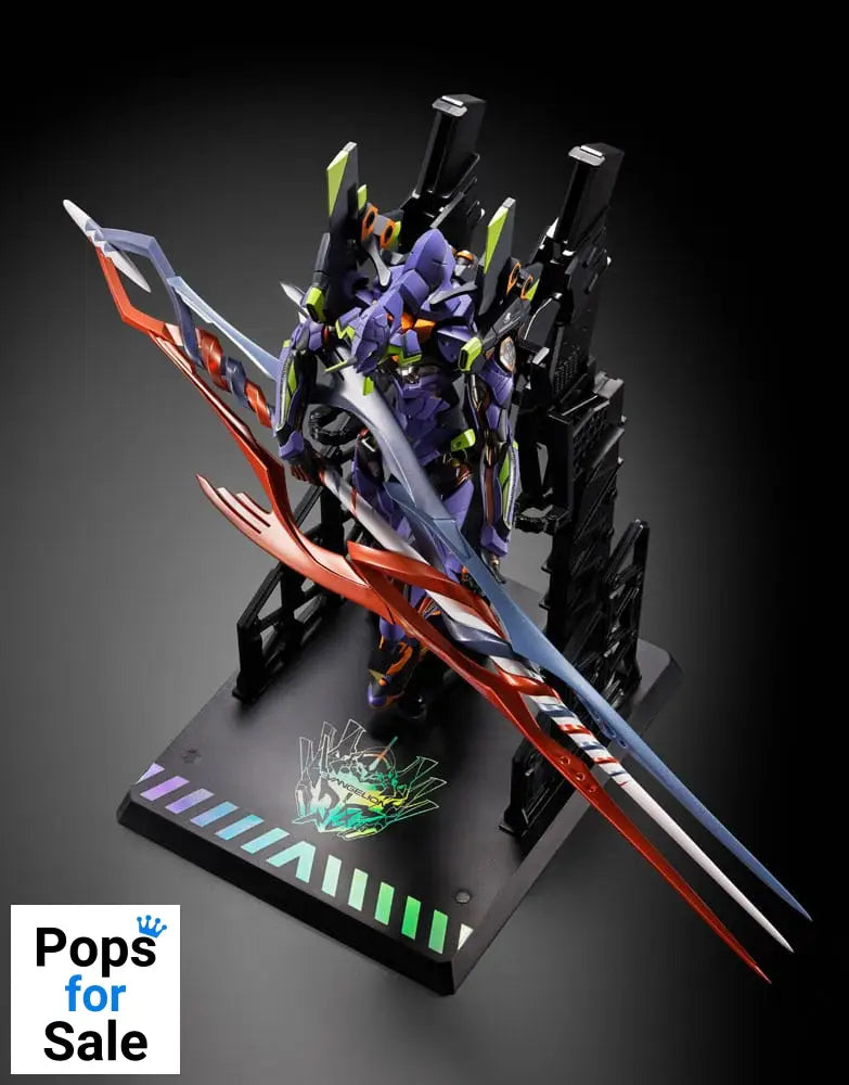 Neon Genesis Evangelion Metal Build Action Figure Eva Test Type-01 30th with the Spear of Gaius 22 cm