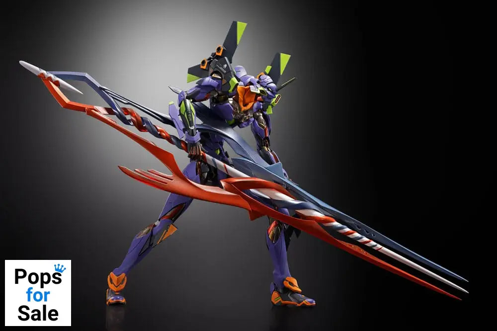 Neon Genesis Evangelion Metal Build Action Figure Eva Test Type-01 30th with the Spear of Gaius 22 cm Action figures