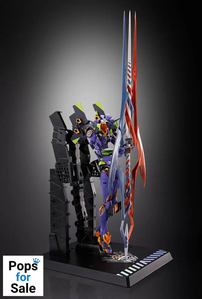 Neon Genesis Evangelion Metal Build Action Figure Eva Test Type-01 30th with the Spear of Gaius 22 cm Action figures