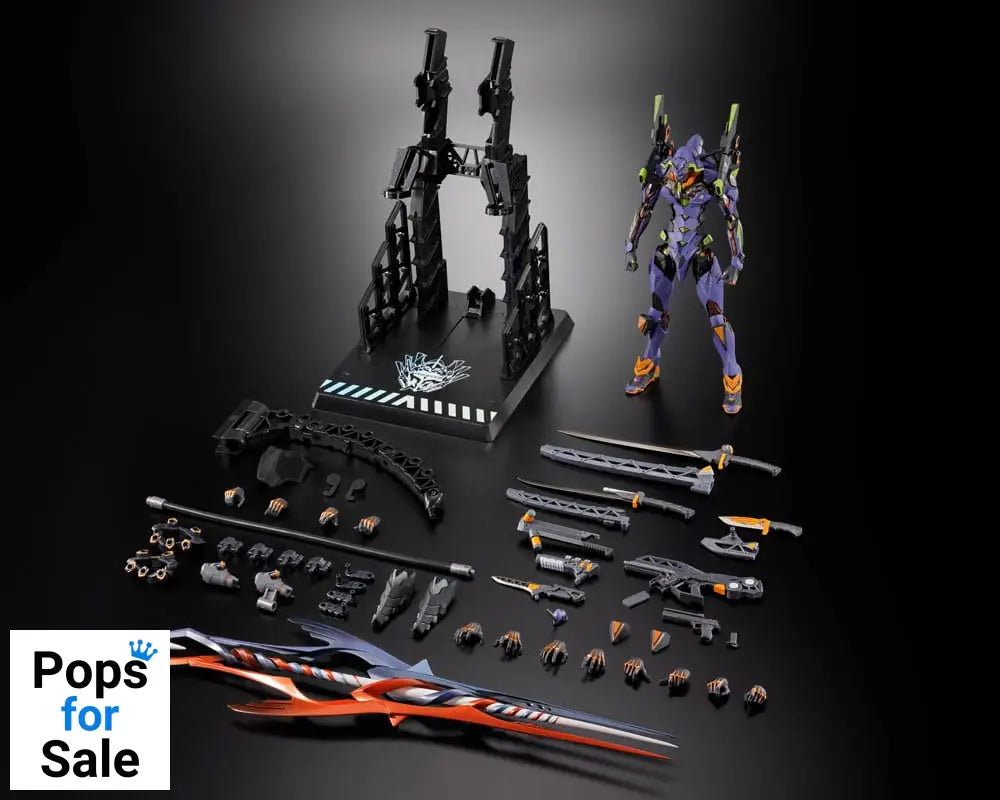 Neon Genesis Evangelion Metal Build Action Figure Eva Test Type-01 30th with the Spear of Gaius 22 cm Action figures