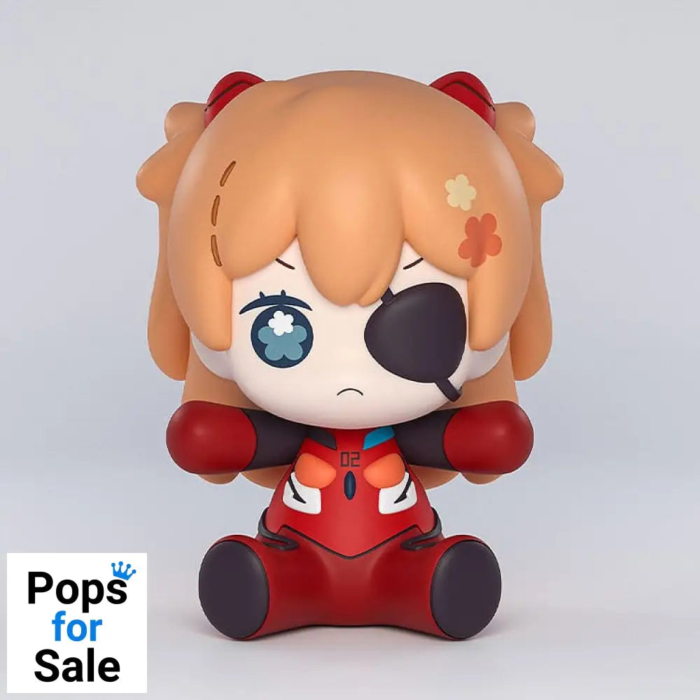Neon Genesis Evangelion: Rebuild of Evangelion Huggy Good Smile Chibi Figure Asuka Shikinami Langley: Eye Patch Ver. 7 cm