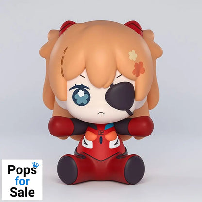 Neon Genesis Evangelion: Rebuild of Evangelion Huggy Good Smile Chibi Figure Asuka Shikinami Langley: Eye Patch Ver. 7 cm