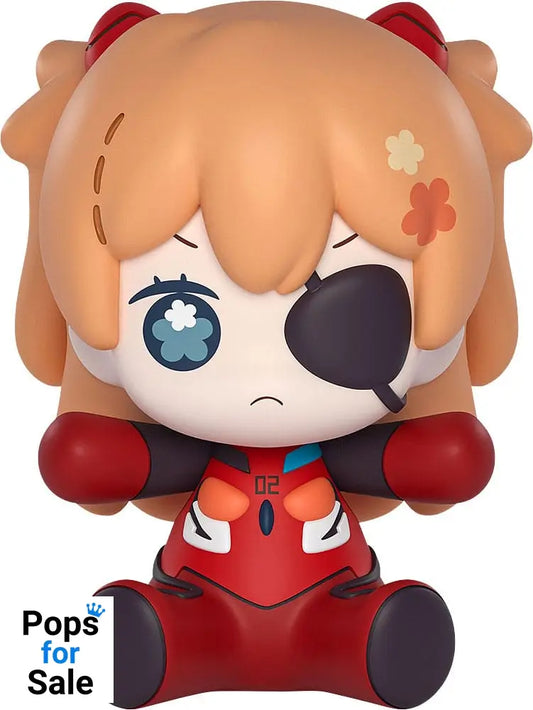Neon Genesis Evangelion: Rebuild of Evangelion Huggy Good Smile Chibi Figure Asuka Shikinami Langley: Eye Patch Ver. 7 cm