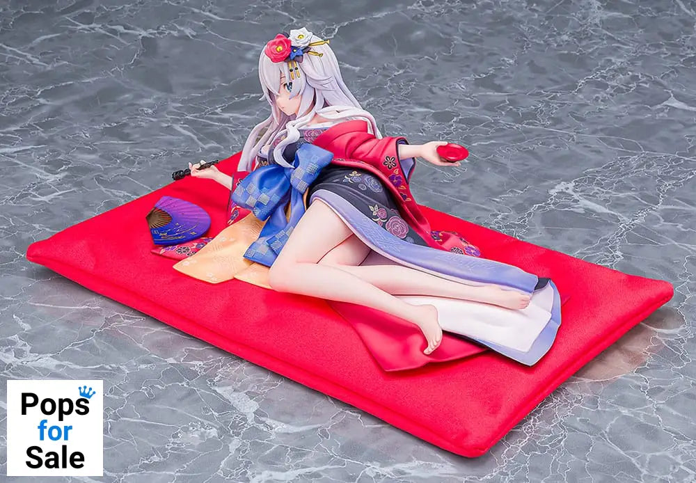 Neptunia x Senran Kagura Statue 1/7 Black Heart Kimono Ver. 10 cm