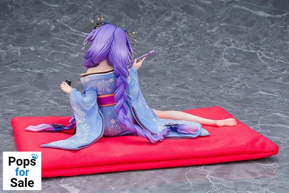 Neptunia x Senran Kagura Statue 1/7 Purple Heart Kimono Ver. 13 cm