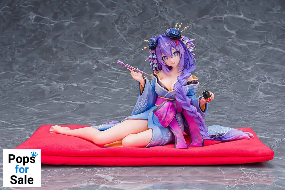 Neptunia x Senran Kagura Statue 1/7 Purple Heart Kimono Ver. 13 cm
