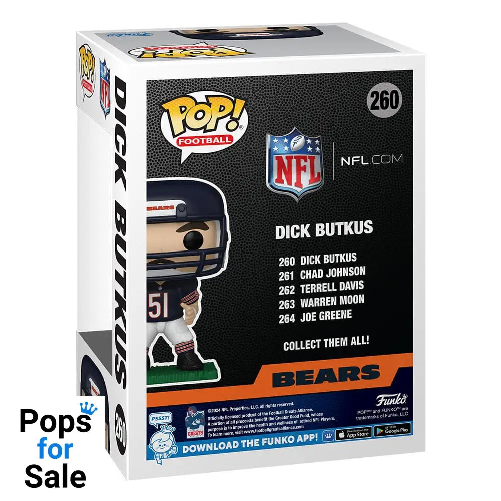 NFL: Legends POP! Sports Vinyl Figure Bears- Dick Butkus 9 cm