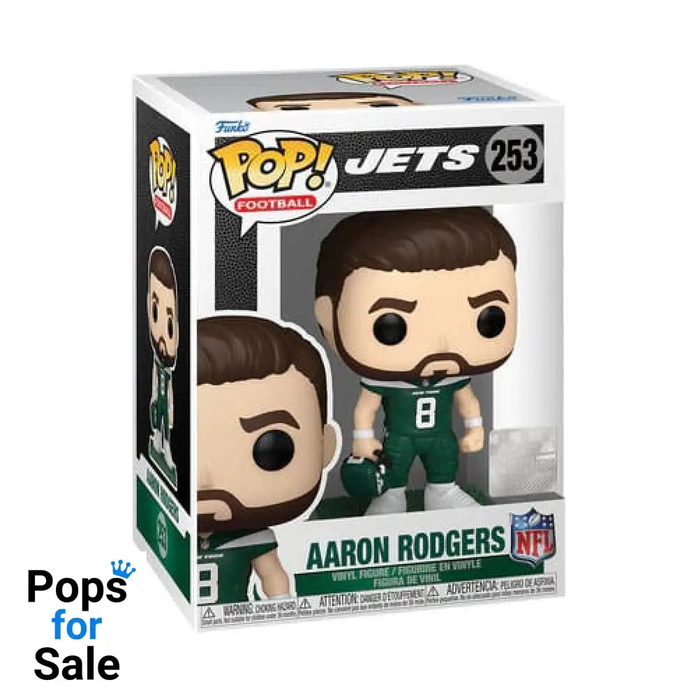 NFL: Legends POP! Sports Vinyl Figure Jets- Aaron Rodgers 9 cm