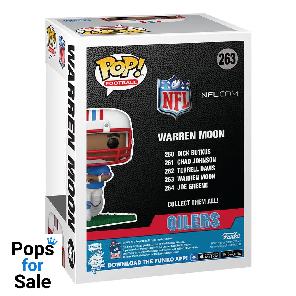 NFL: Legends POP! Sports Vinyl Figure Oilers- Warren Moon 9 cm