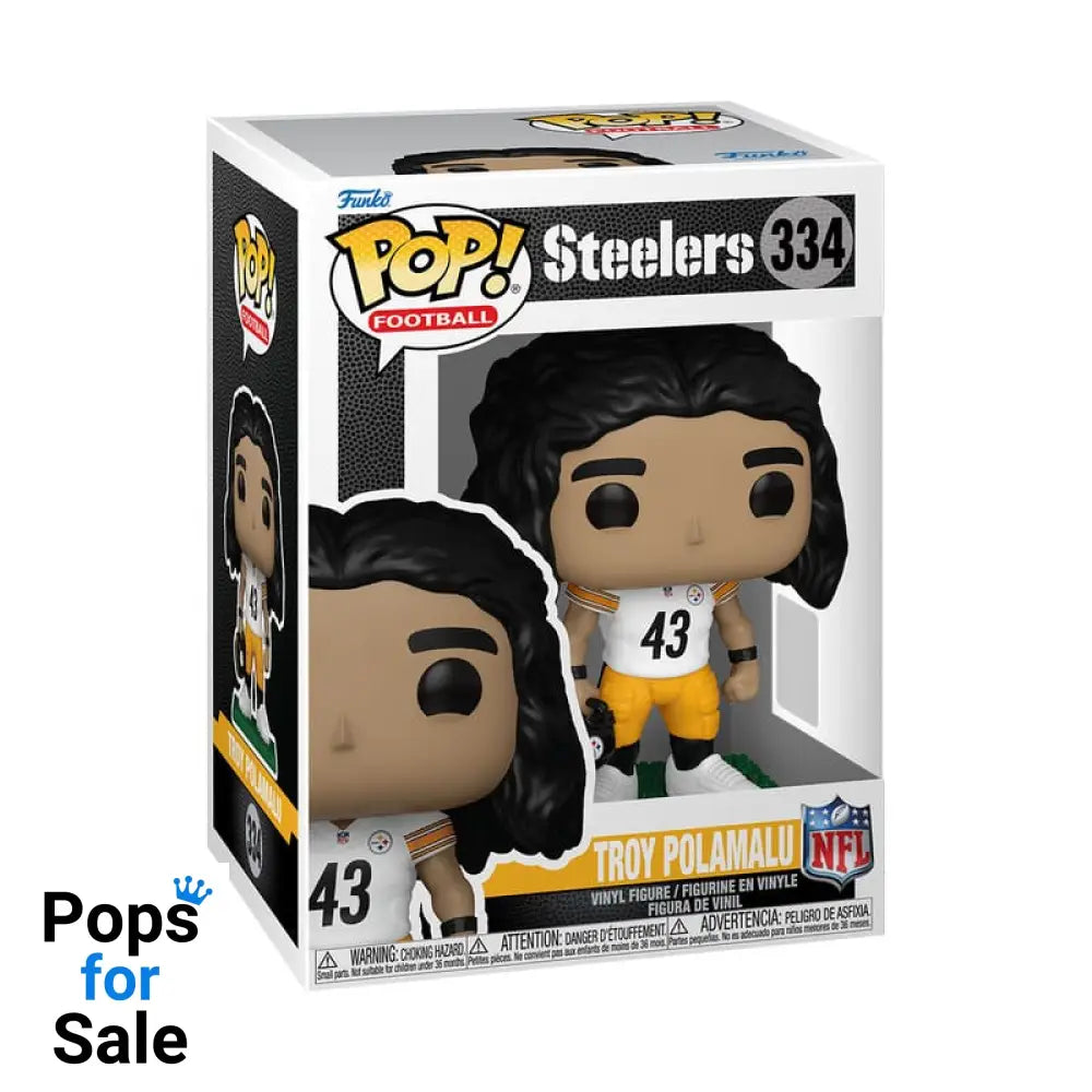 NFL: Legends POP! Sports Vinyl Figure Legends- Troy Polamalu(Steelers) 9 cm