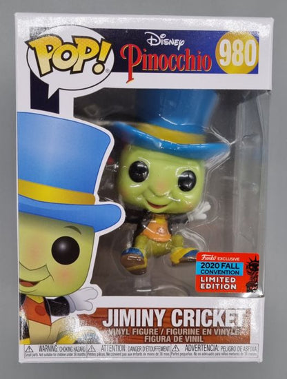 980 Jiminy Cricket (Floating) - Disney Pinocchio - 2020 Con Funko POP