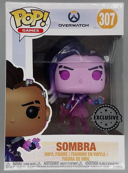 #307 Sombra (Translucent) - Overwatch - Box Damaged Funko POP